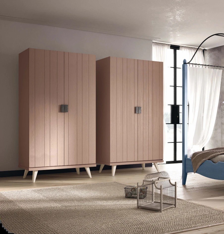 Scandola Mobili Wardrobe on Legs — On legs — vertical view