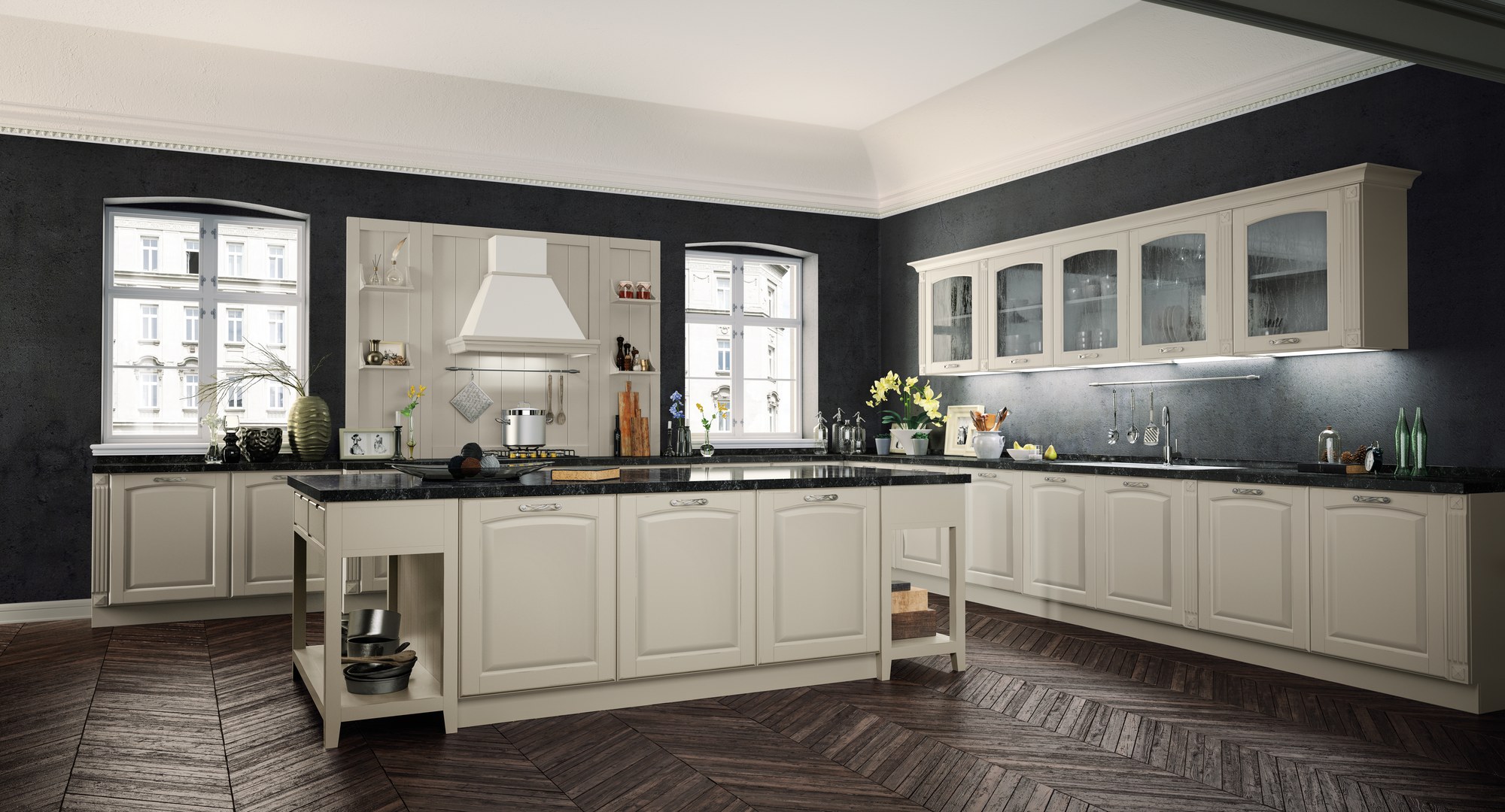 Sira Cucine Clio · Abbraccio Romantico — Ανοιχτός Χώρος