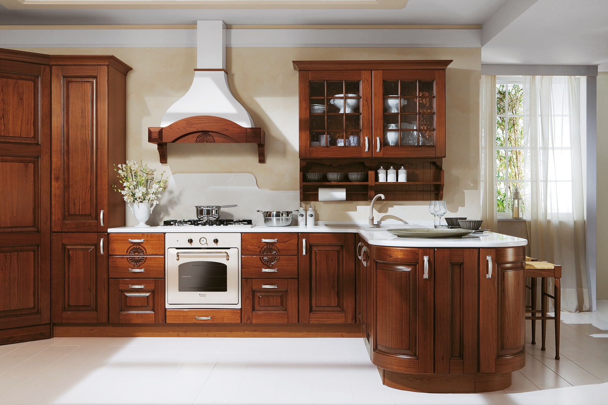 Sira Cucine Eva · Noce — Island
