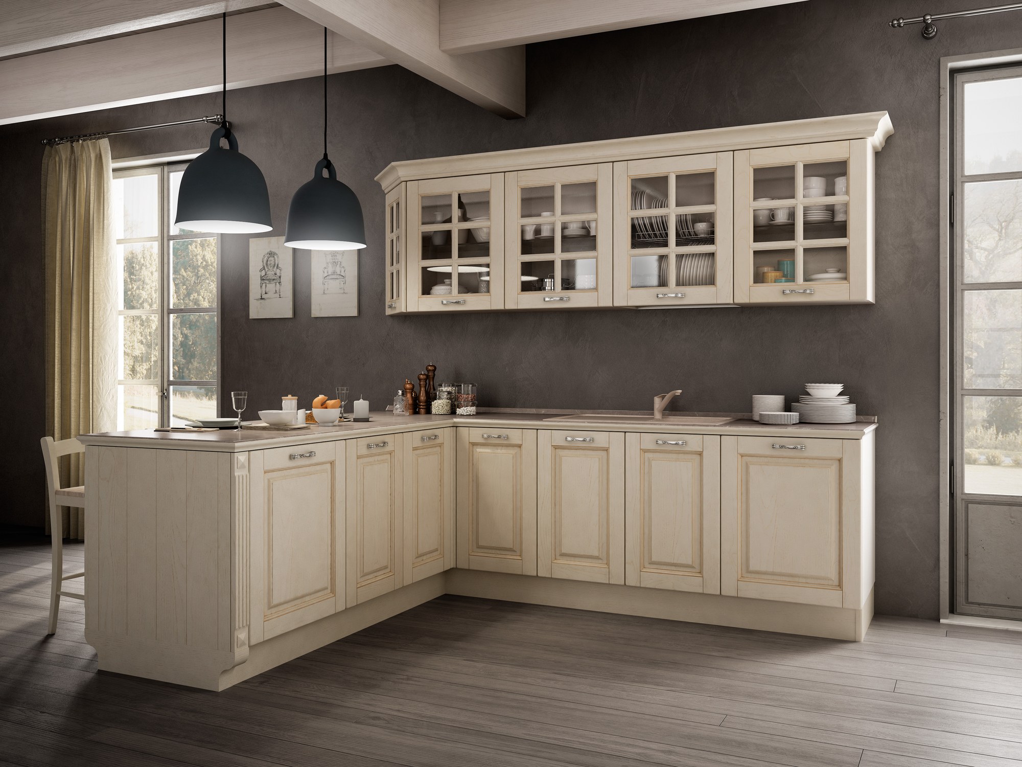 Sira Cucine Sofia · Decapè — Ανοιχτός Χώρος