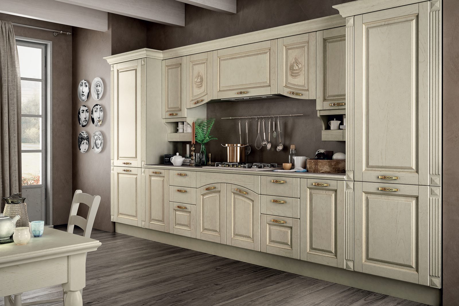 Sira Cucine Sofia · Decapè — Πάγκος & Εστίες