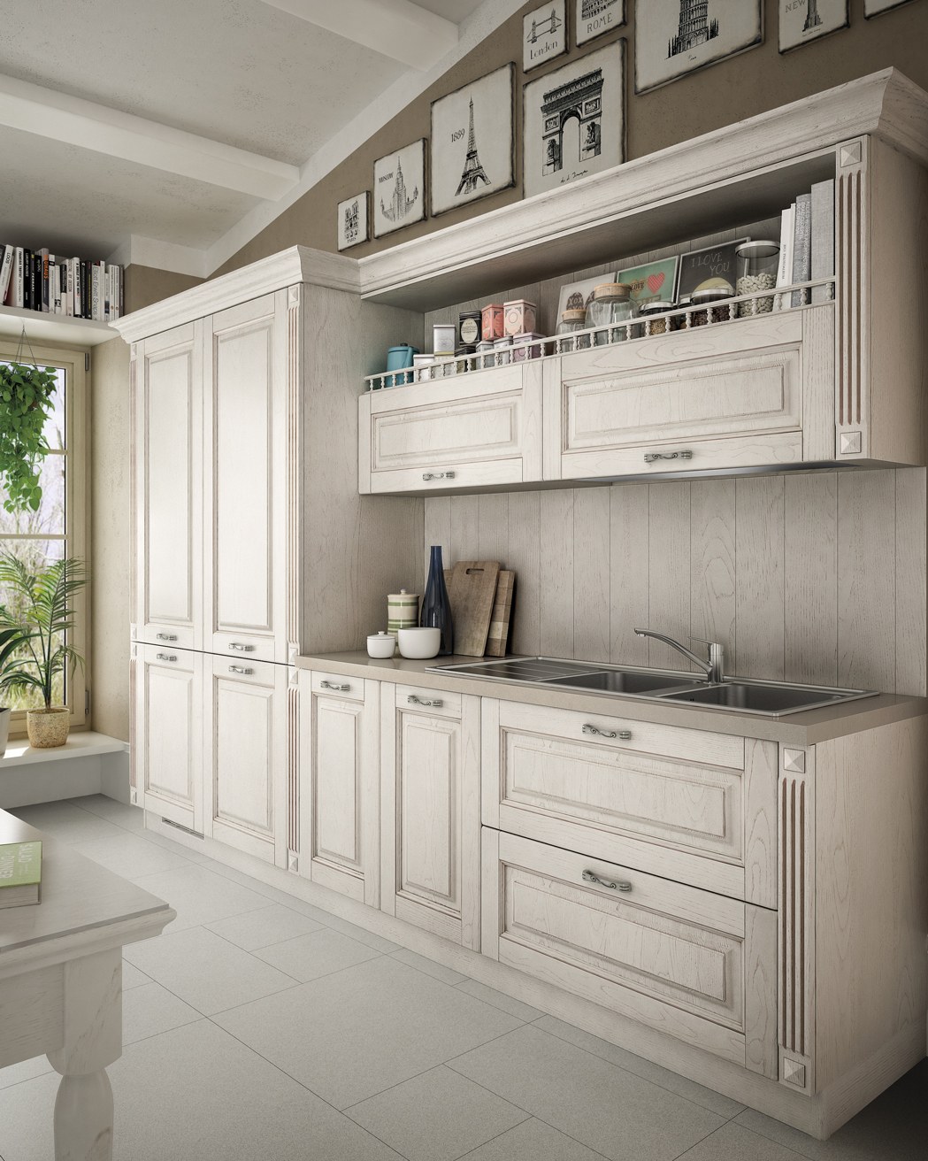 Sira Cucine Sofia · Decapato Bianco — Λεπτομέρεια