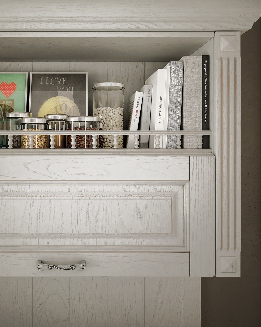 Sira Cucine Sofia · Decapato Bianco — Λεπτομέρεια