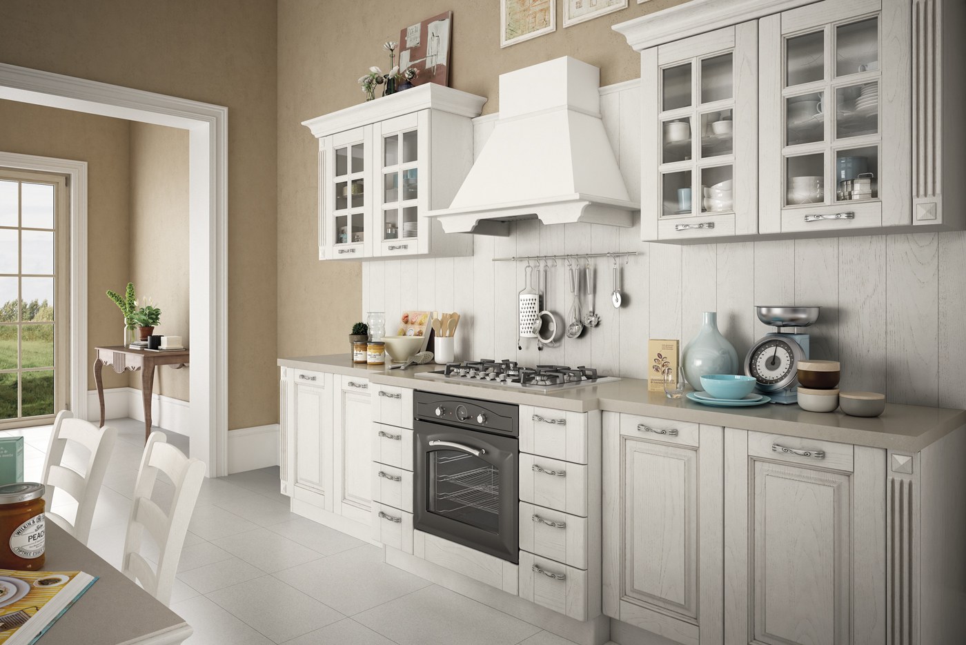 Sira Cucine Sofia · Decapato Bianco — Λεπτομέρεια