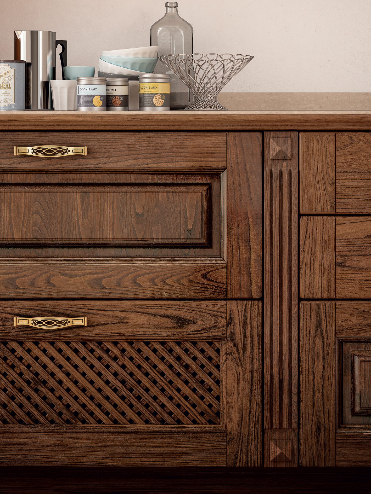 Sira Cucine Sofia · Essenze — Πλευρική Άποψη