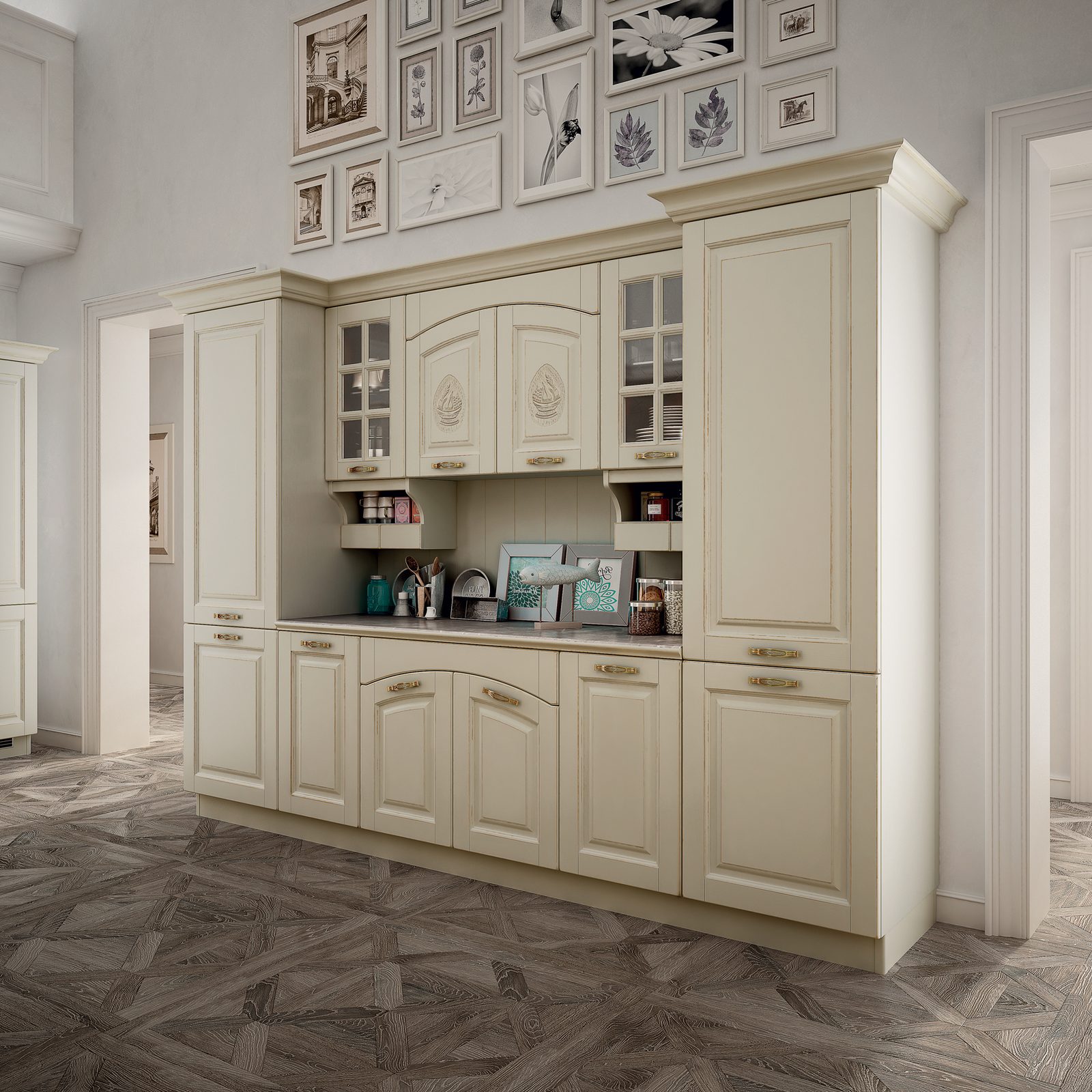 Sira Cucine Sofia · Patinato — Ανοιχτός Χώρος