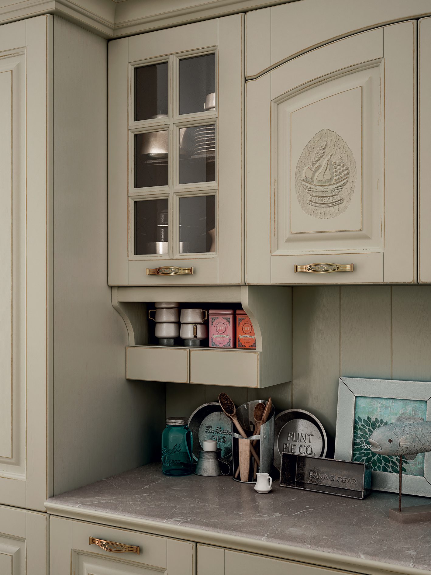 Sira Cucine Sofia · Patinato — Πλευρική Άποψη