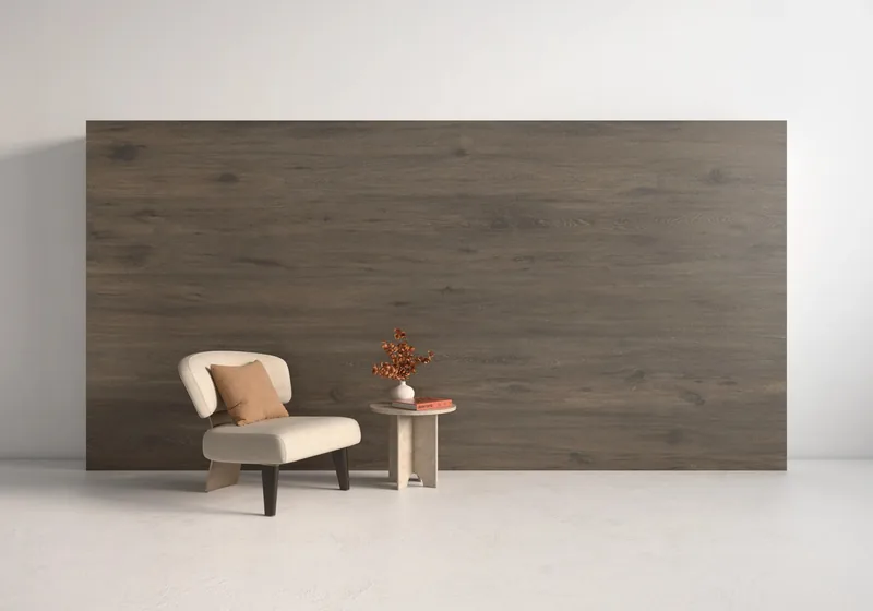 Ascale Natura Boreal Umber slab, wood look