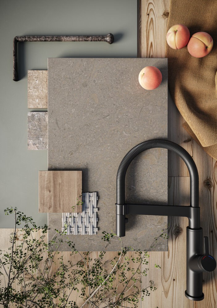 Caesarstone Auralux — λεπτομέρεια