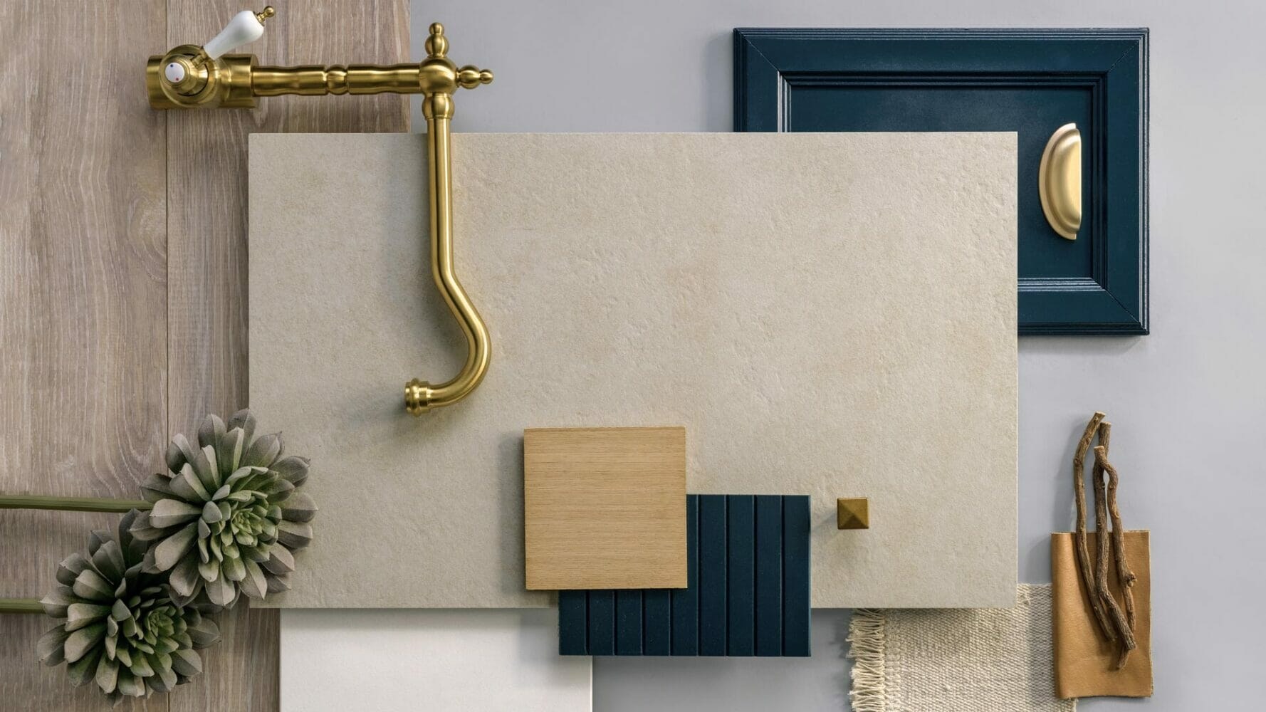 Caesarstone Beige Ciment — λεπτομέρεια