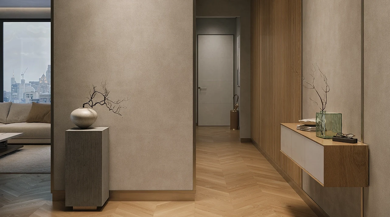 Caesarstone Creamy Leather — λεπτομέρεια