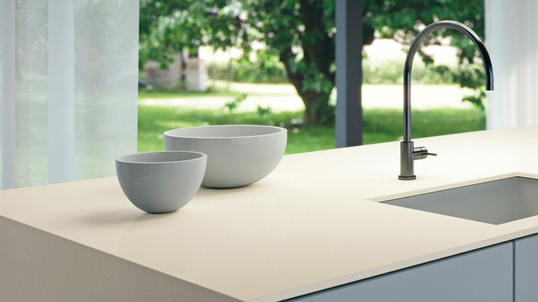 Caesarstone Fresh Concrete — λεπτομέρεια