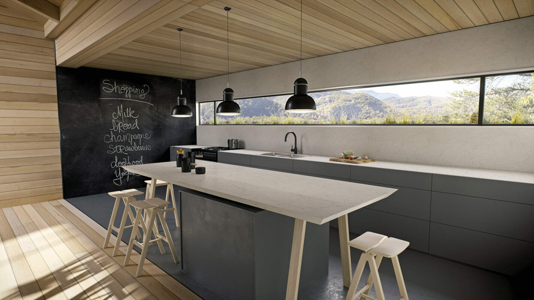 Caesarstone Georgian Bluffs — λεπτομέρεια