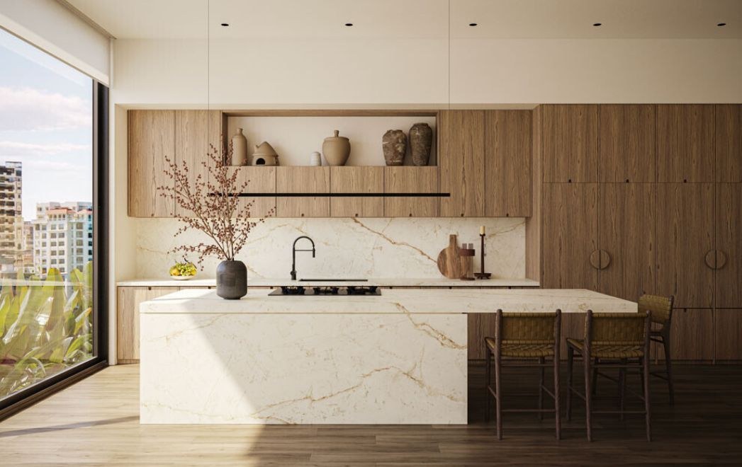 Caesarstone Goldesse — λεπτομέρεια