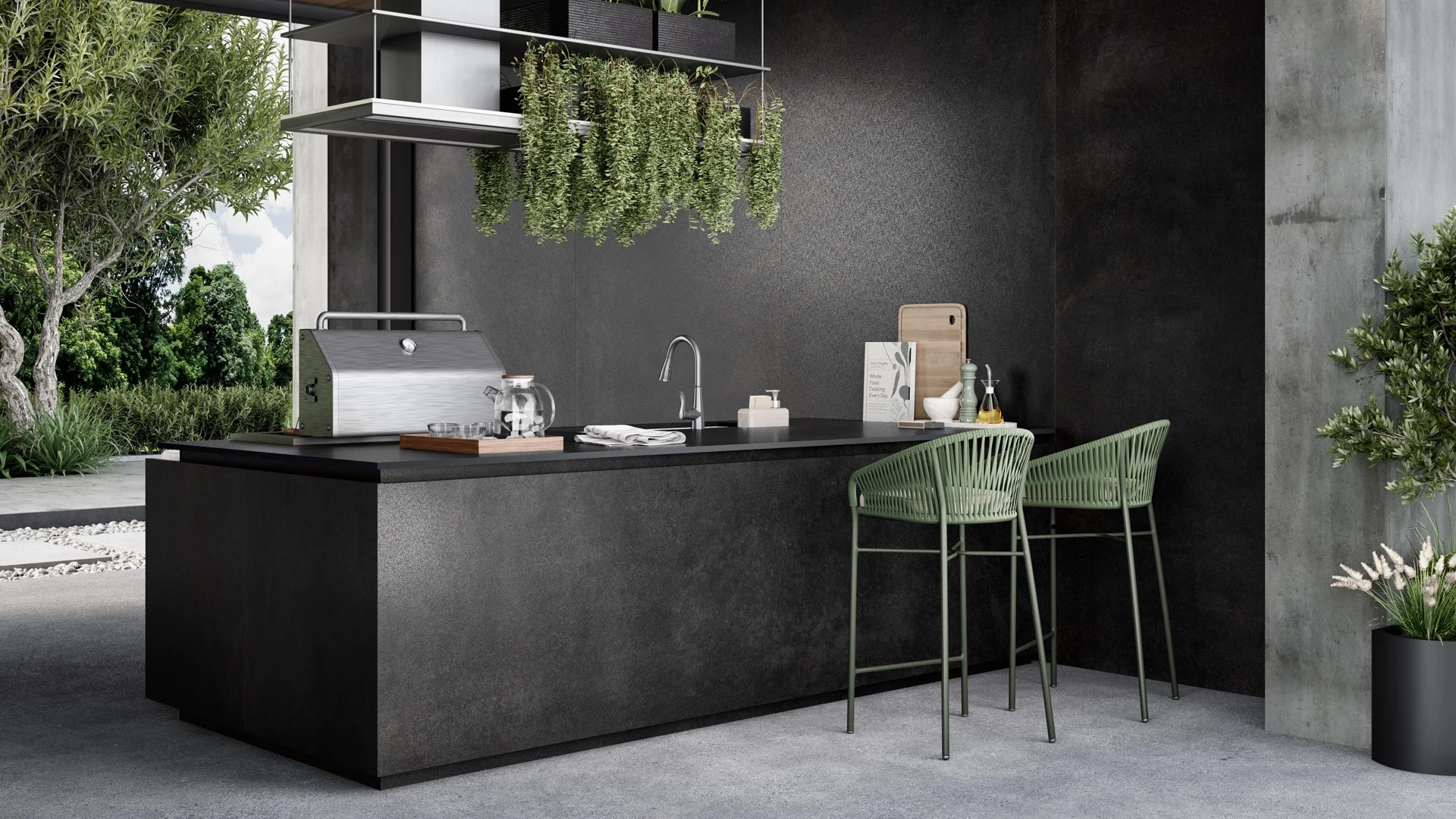 Caesarstone Graphite Metal