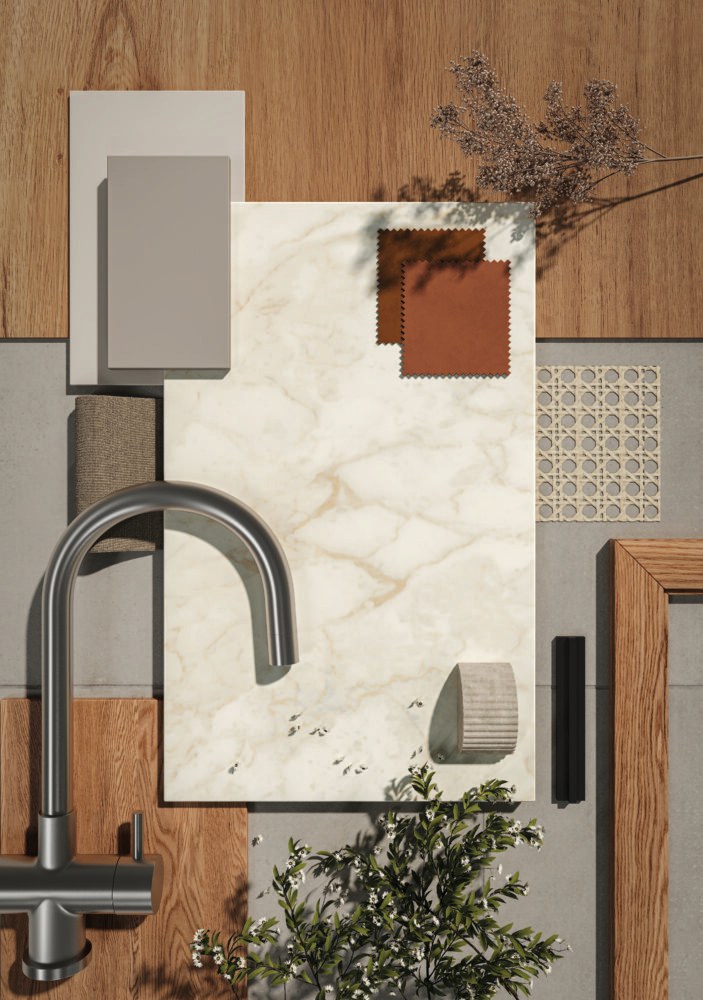 Caesarstone Marbannova — λεπτομέρεια