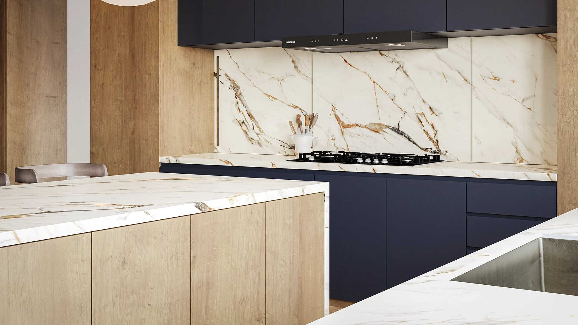 Caesarstone Ocianoston — σε χώρο