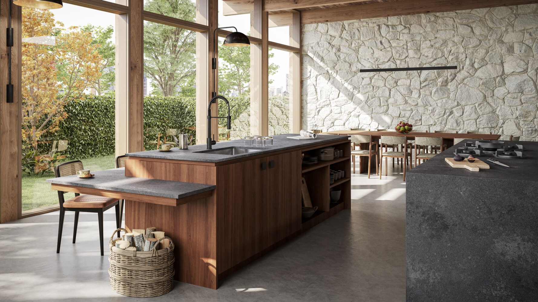 Caesarstone Rugged Concrete — λεπτομέρεια
