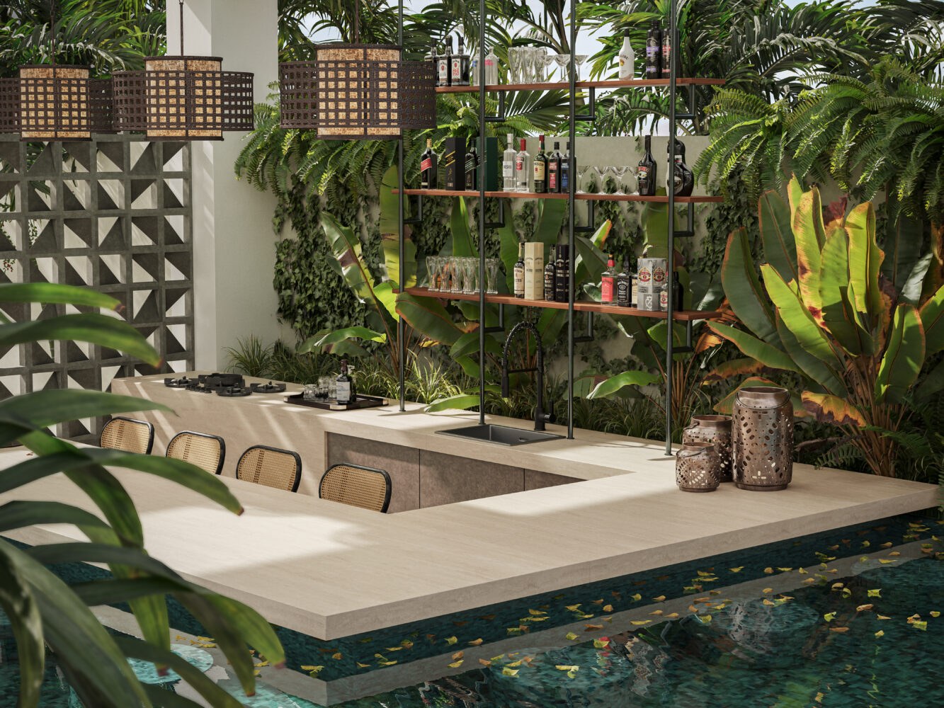 Caesarstone Silvax — λεπτομέρεια