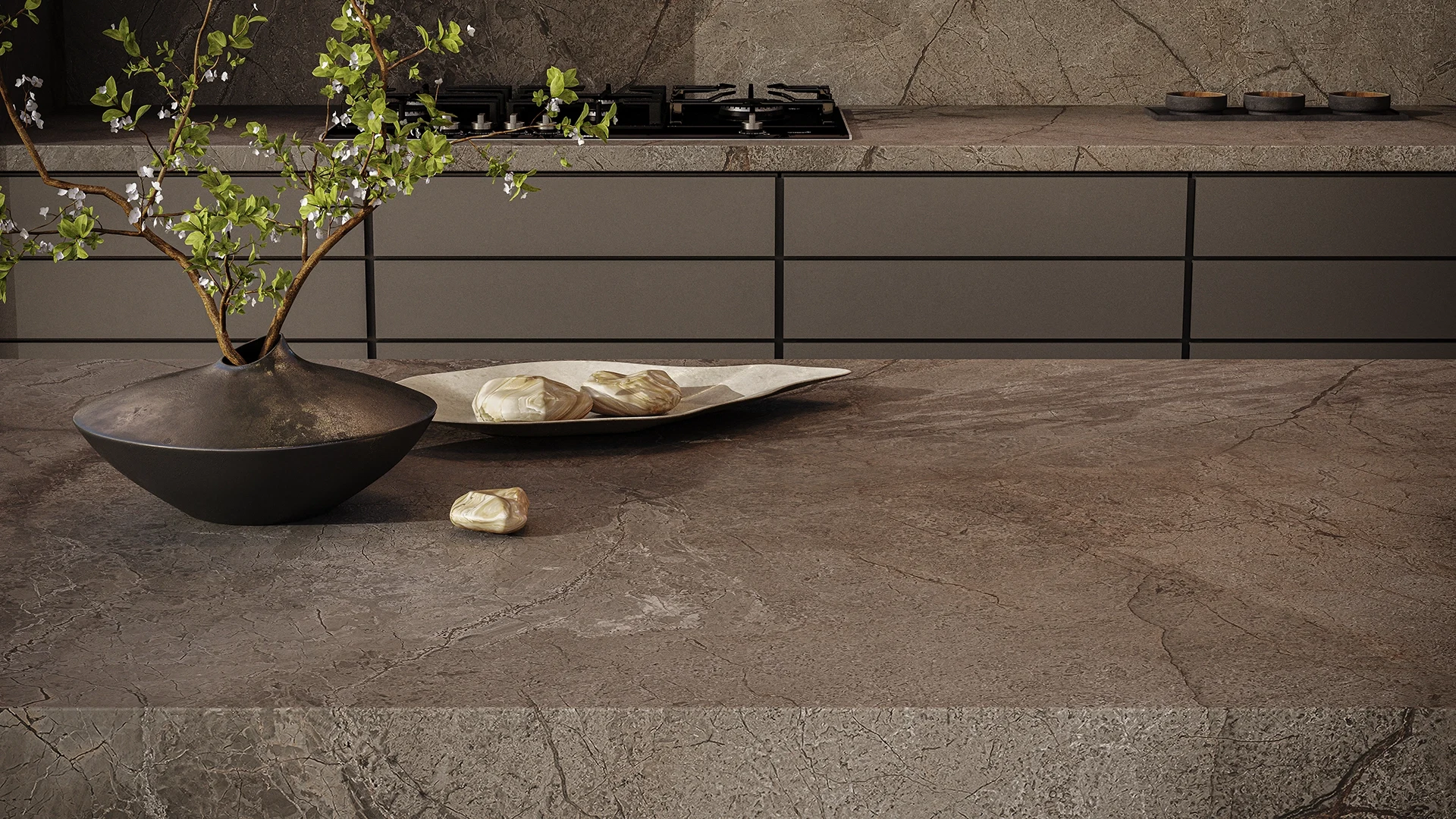 Caesarstone Silver River — λεπτομέρεια
