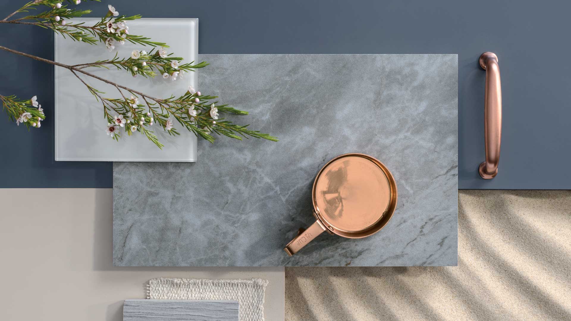 Caesarstone Silverdrop — λεπτομέρεια