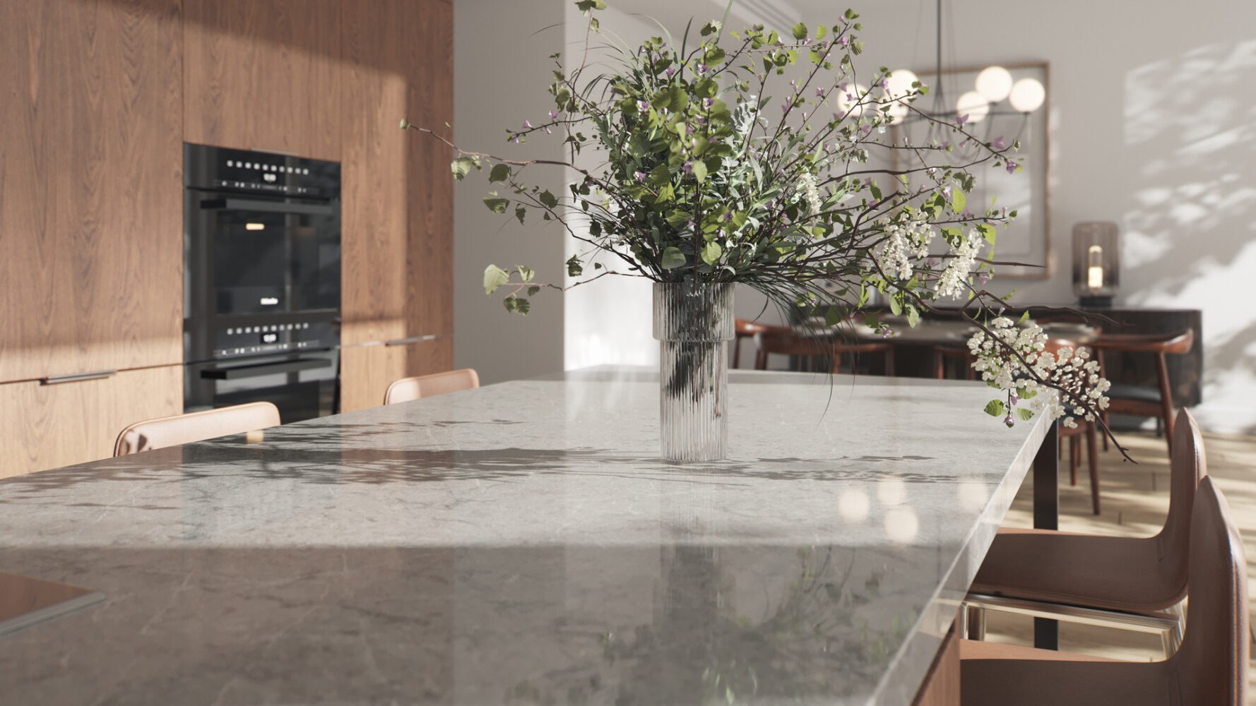 Caesarstone Symphony Grey — λεπτομέρεια