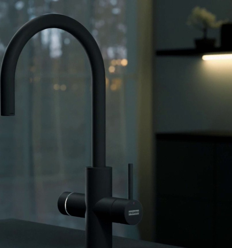 Μπαταρία Franke Mythos Water Hub σε φινίρισμα Black Matt