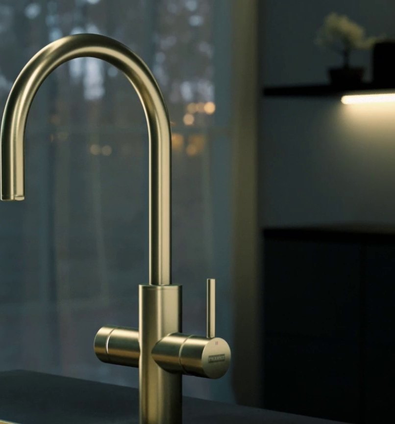 Μπαταρία Franke Mythos Water Hub σε φινίρισμα Gold