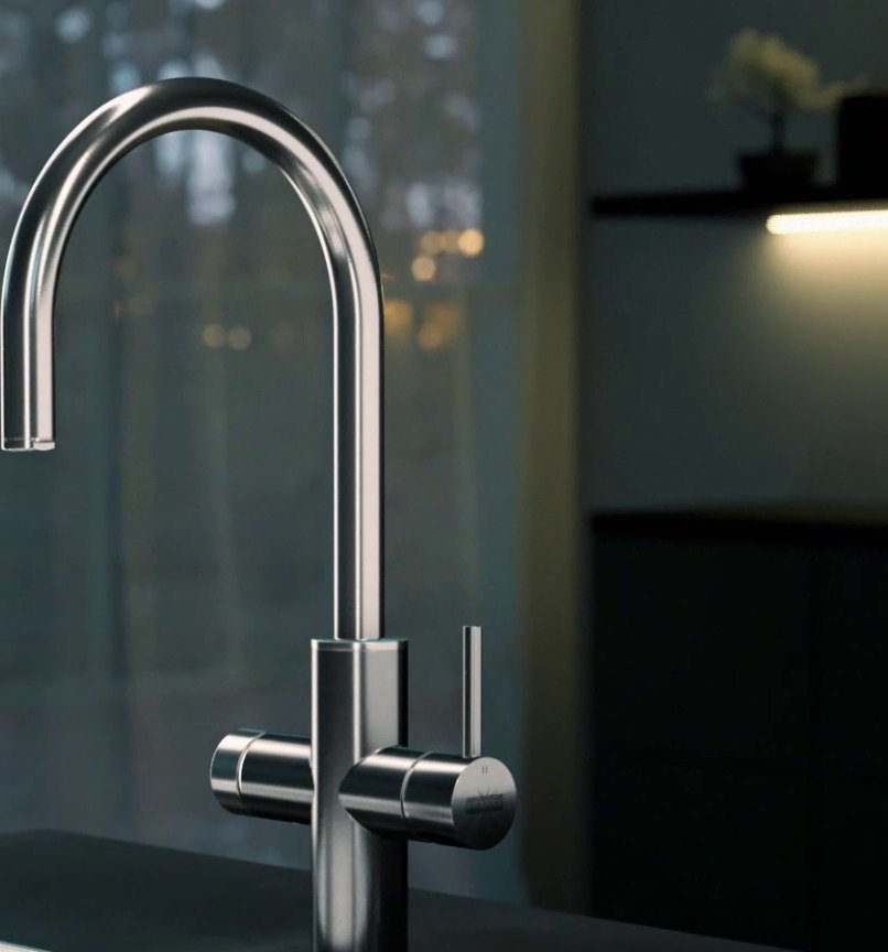 Μπαταρία Franke Mythos Water Hub σε φινίρισμα Inox